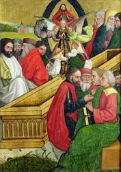 Himmelfahrt, vom Kuppelaltar, 1499 (Tempera auf Holz)
